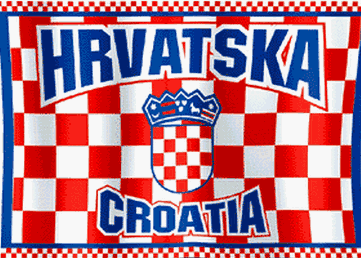 Kroatien Fanfahne
