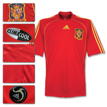 Spanien Home 2007 - 2009 Adidas