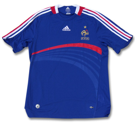 Frankreich Home 2007 - 2009 Adidas