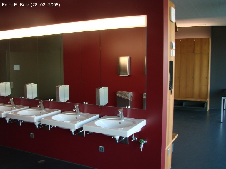 Stadion Letzigrund: In einer Mannschaftskabine